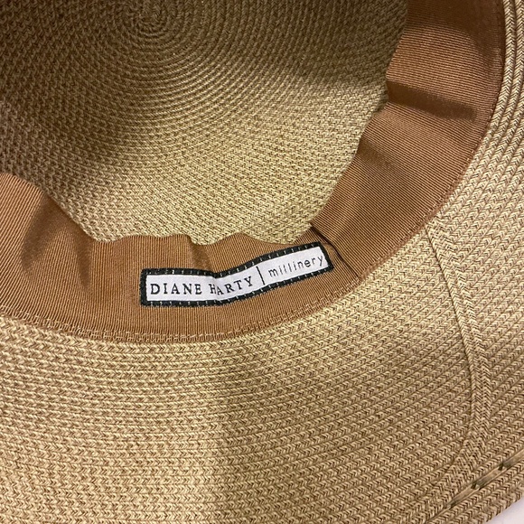 Diane Harty Millinery Handmade Straw Hat One Of A Kind Timeless Boho Hat EUC